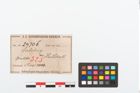 Etikett zu Bronzebrillenfibel (NHMW-PRAE-024706)
